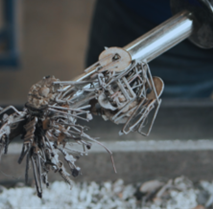 Custom magnet used to separate and sort metals