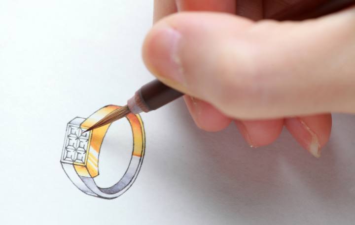 Unique Valentine's gift of custom jewelry design